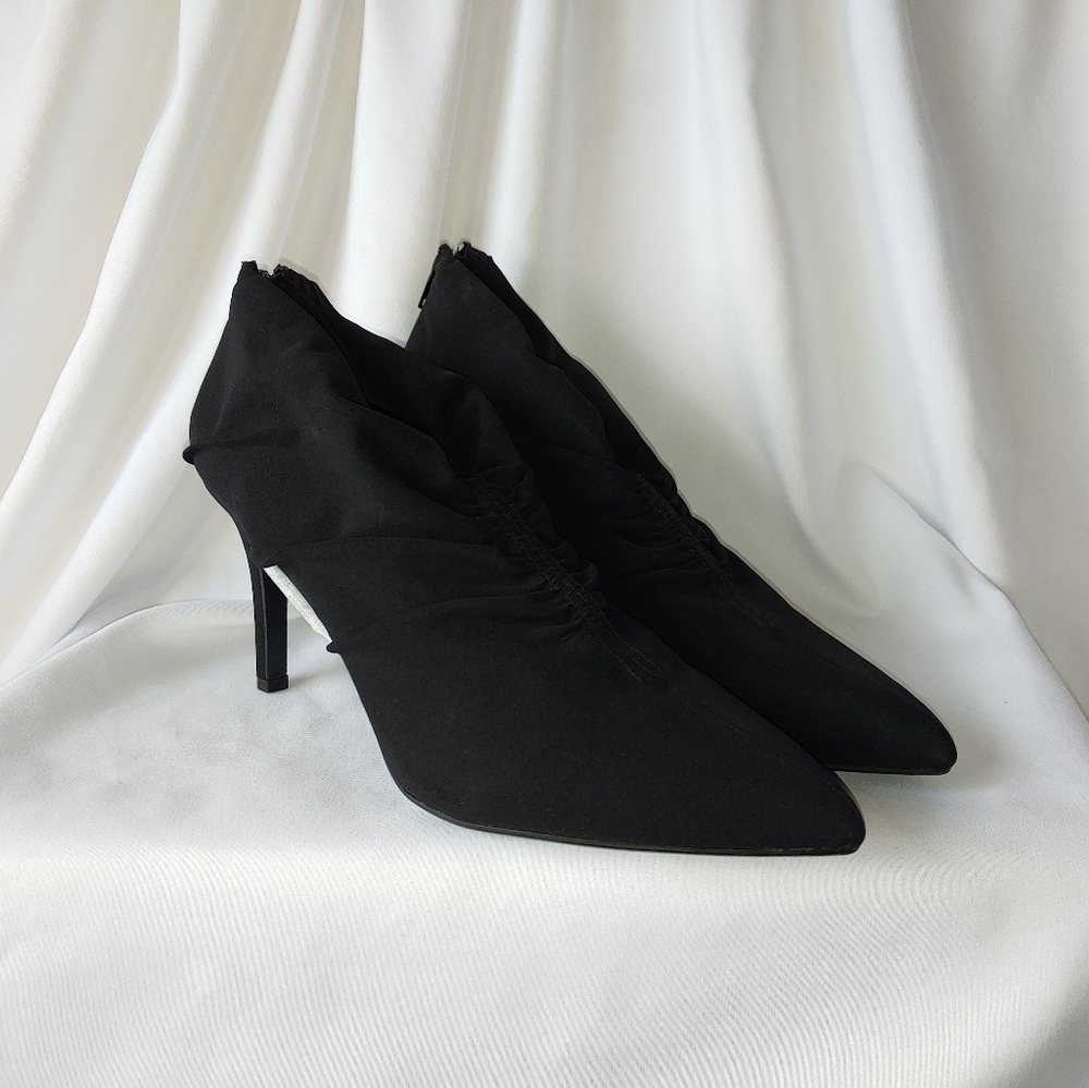 Impo Black Trinda Stretch Dress Shootie Size 8